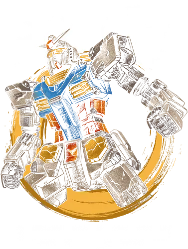 Mobile Suit RX-78-2: Origin Retro Mecha - rx 78 2, mobile suit, mecha anime, gundam tribute, retro mecha, gunpla, vintage anime, japanese aesthetic, 90s anime, giant robot, sci fi robot, kinetic inking, amuro ray, otaku, mecha art